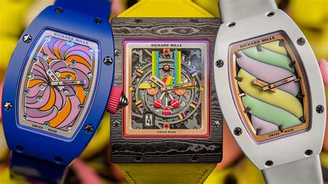 richard mille rm 16-03 fraise|Richard Mille candy watch.